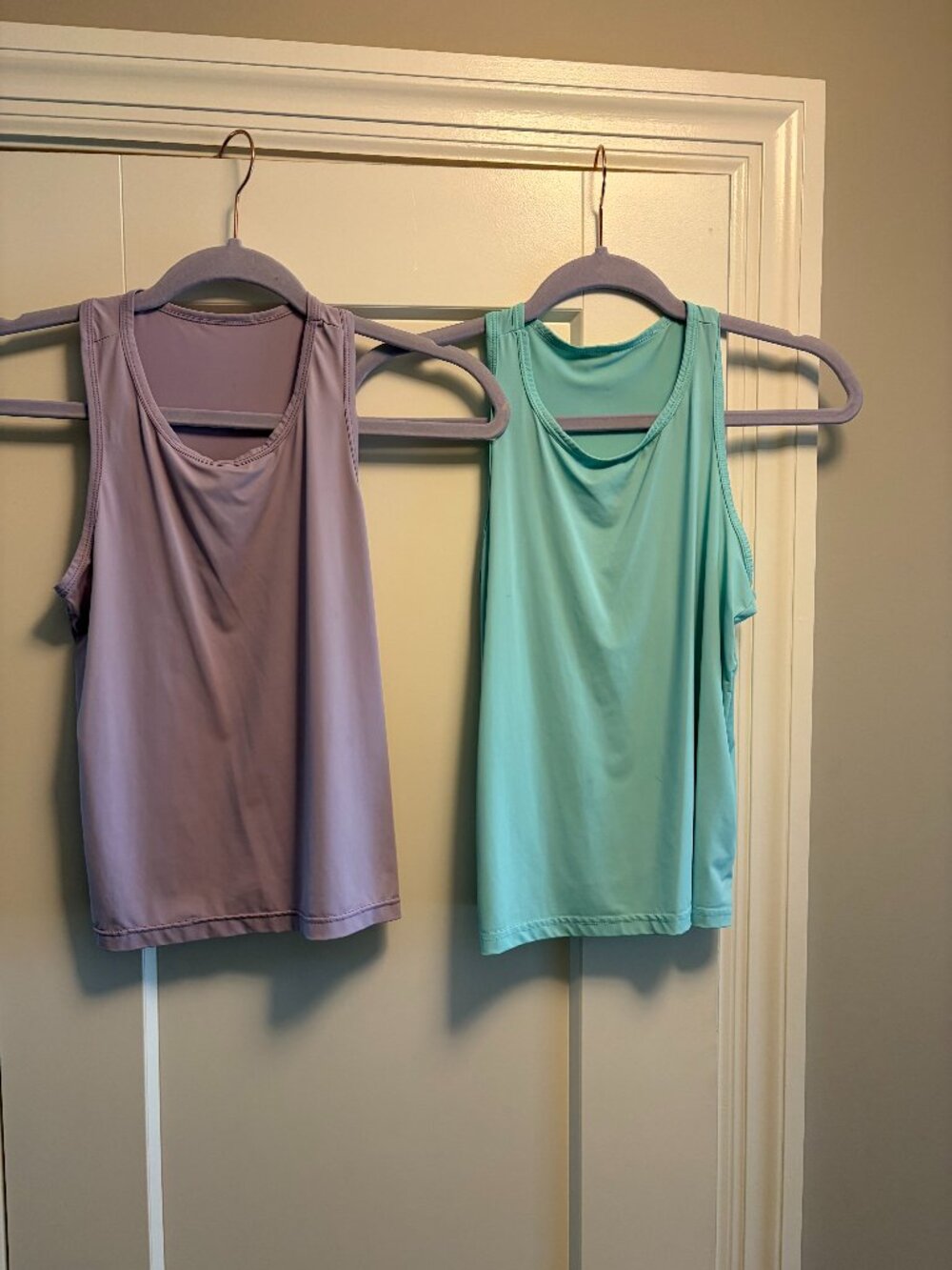 Amazon Brand Auranso Girls Tank Tops 2 Pack Athletic Quick Dry UPF 50+ Racerback